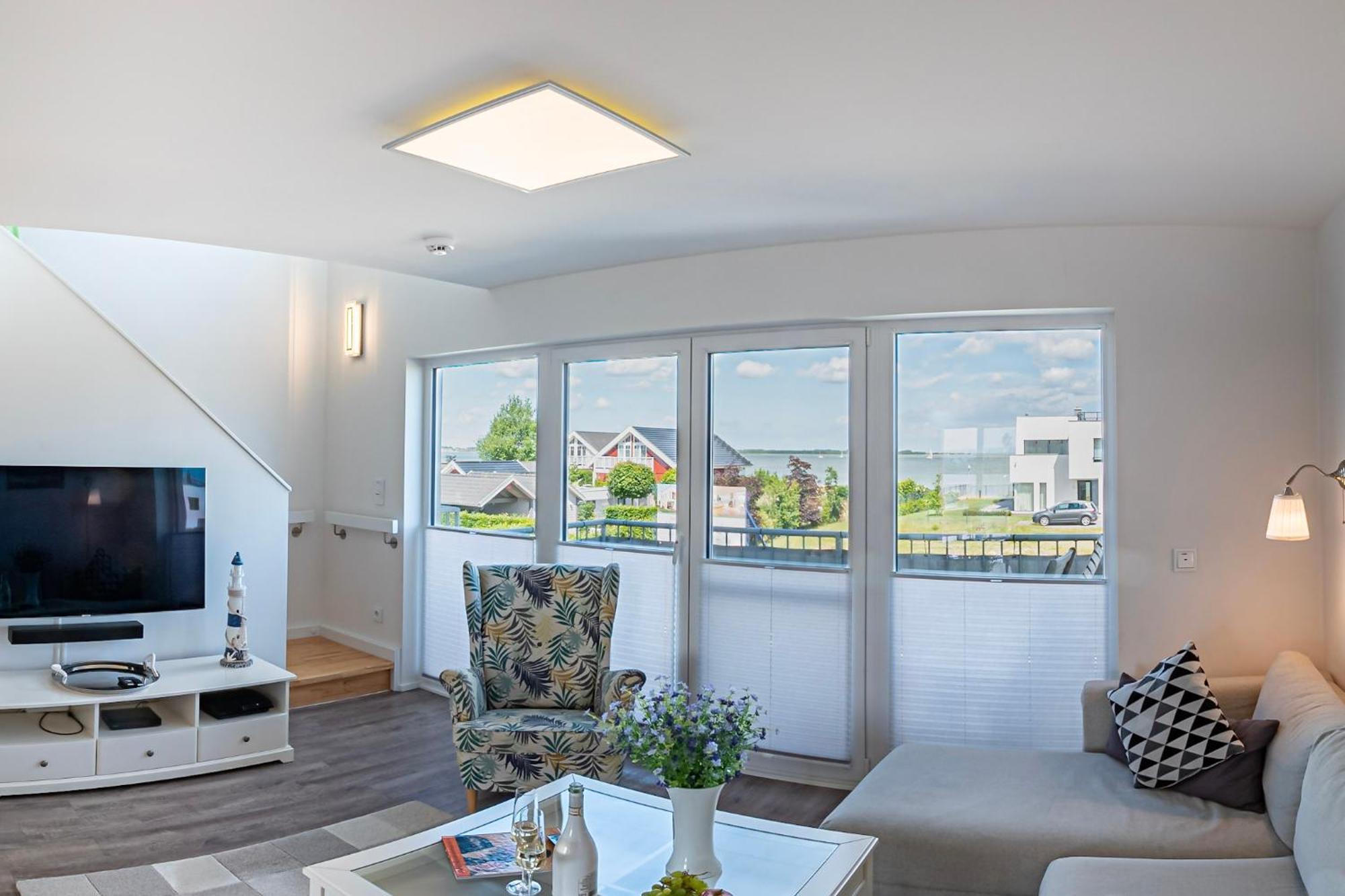 Maisonette Fewo Ostseeflair By Seeblick Ferien Oro, Erste Wasserreihe, E-Saeule Ольпеніц Екстер'єр фото