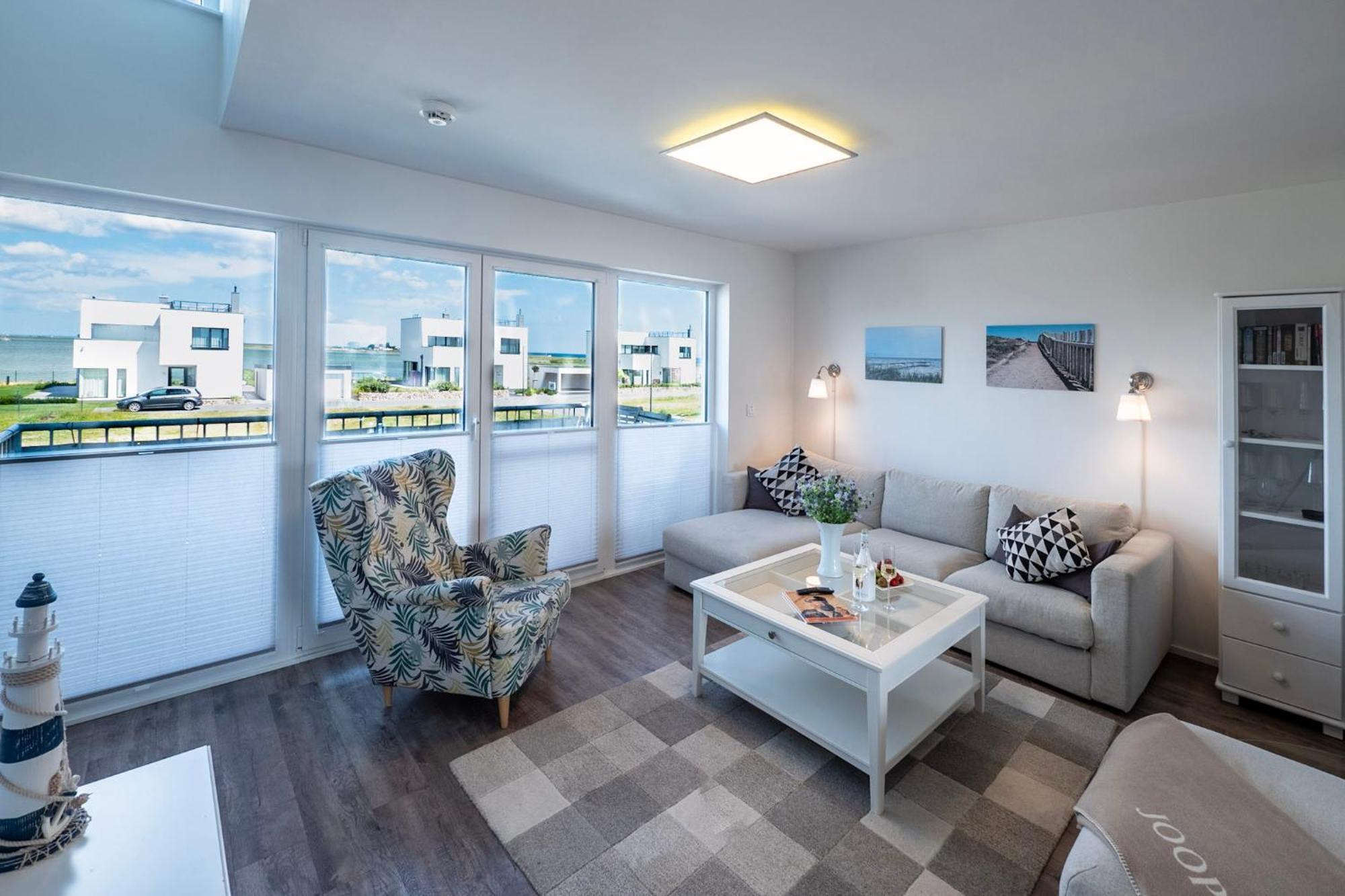 Maisonette Fewo Ostseeflair By Seeblick Ferien Oro, Erste Wasserreihe, E-Saeule Ольпеніц Екстер'єр фото