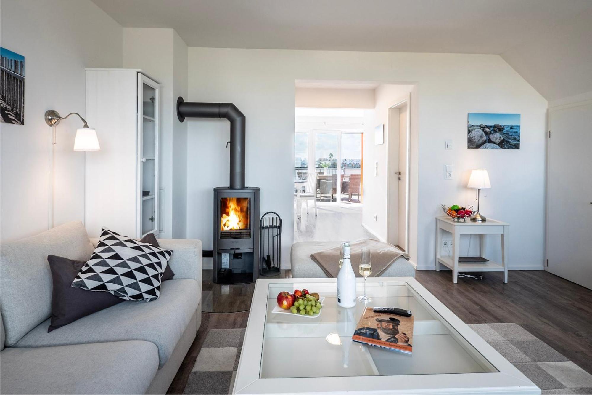 Maisonette Fewo Ostseeflair By Seeblick Ferien Oro, Erste Wasserreihe, E-Saeule Ольпеніц Екстер'єр фото